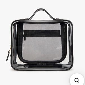 Calpak clear cosmetics case (larger one)